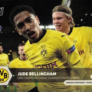 2020-21 Topps Now UEFA Champions League Soccer #65 Jude Bellingham Rookie Card wErling Haaland 2020-21 Topps Now UEFA Champions League Soccer #65 Jude Bellingham Rookie Card wErling Haaland