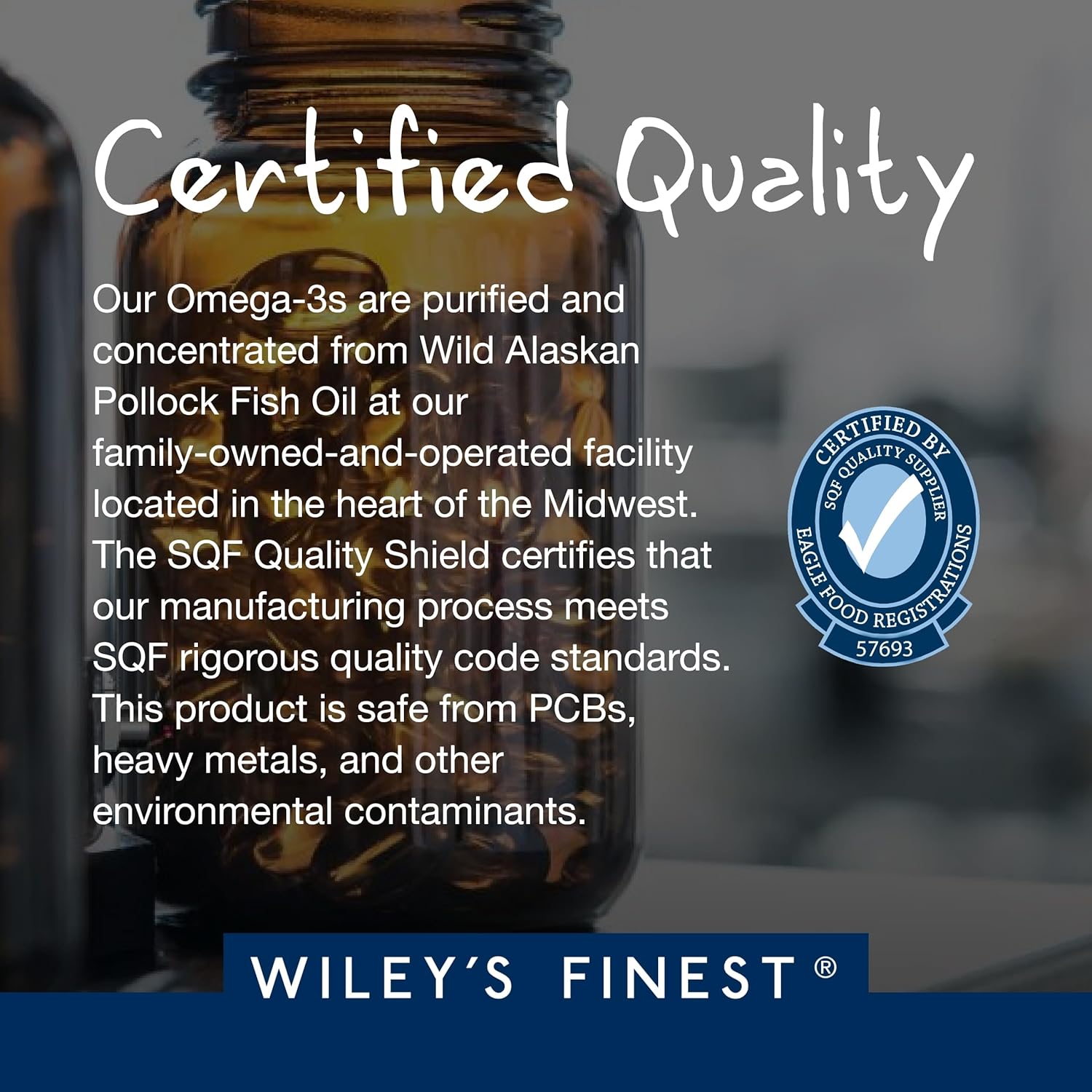 Wiley’s Finest Wild Alaskan Fish Oil Vitamina K2 Softgels – 500 mg de Omega-3 EPA y DHA para apoyo a la salud ósea y cardíaca – 60 cápsulas blandas