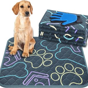 Almohadillas lavables para orina para perros, paquete de 2 unidades + regalo, almohadillas reutilizables para cachorros, impermeables, alfombra de Almohadillas lavables para orina para perros, paquete de 2 unidades + regalo, almohadillas reutilizables para cachorros, impermeables, alfombra de