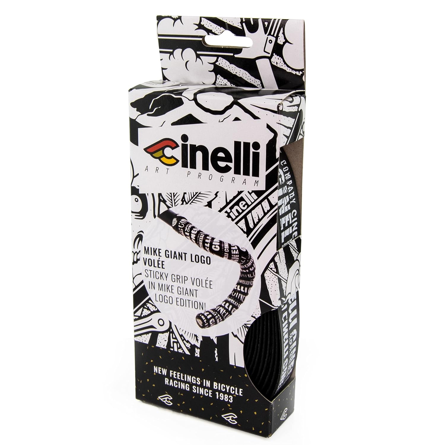 Cinelli Cinta de manillar Volee Mike Giant, color negro