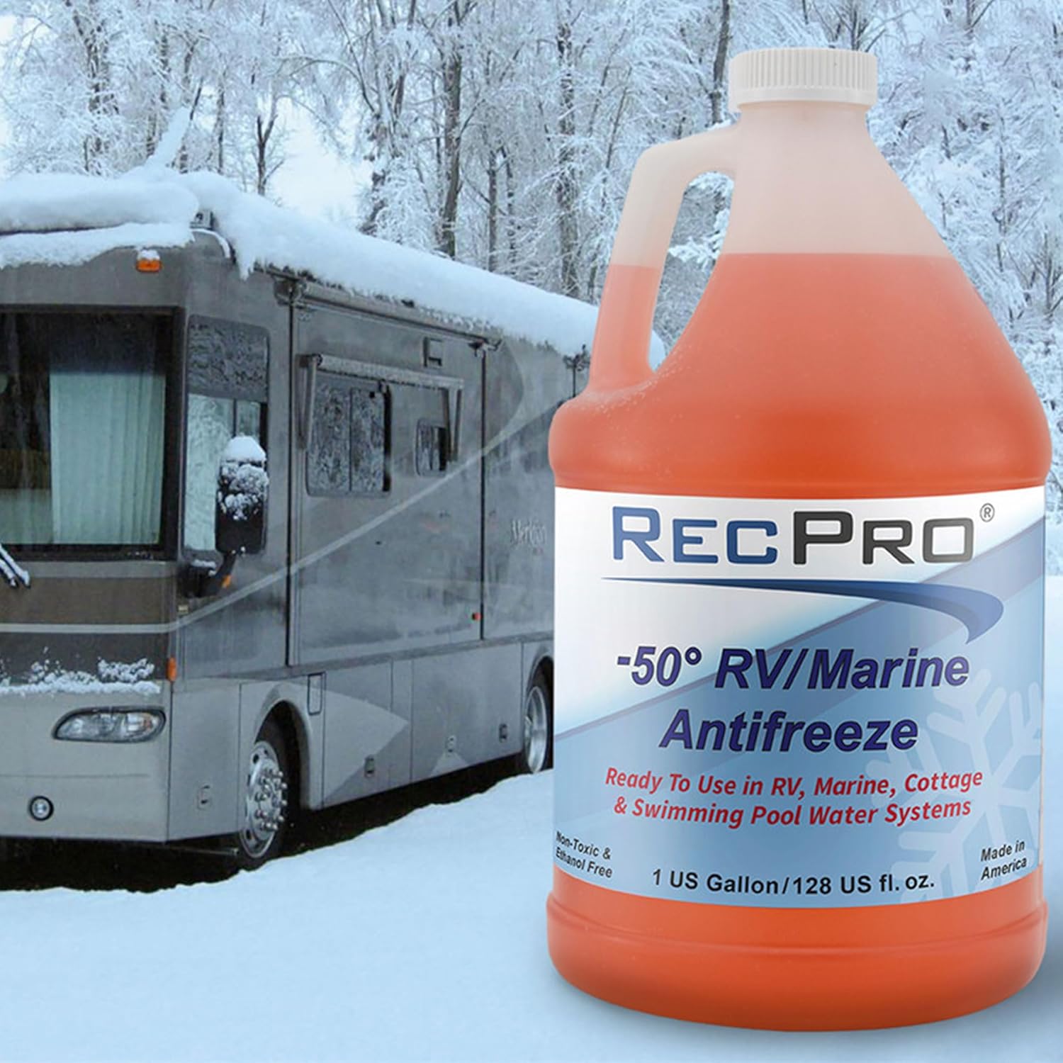RecPro Anticongelante RV -50F de protección no tóxico (paquete de 2)
