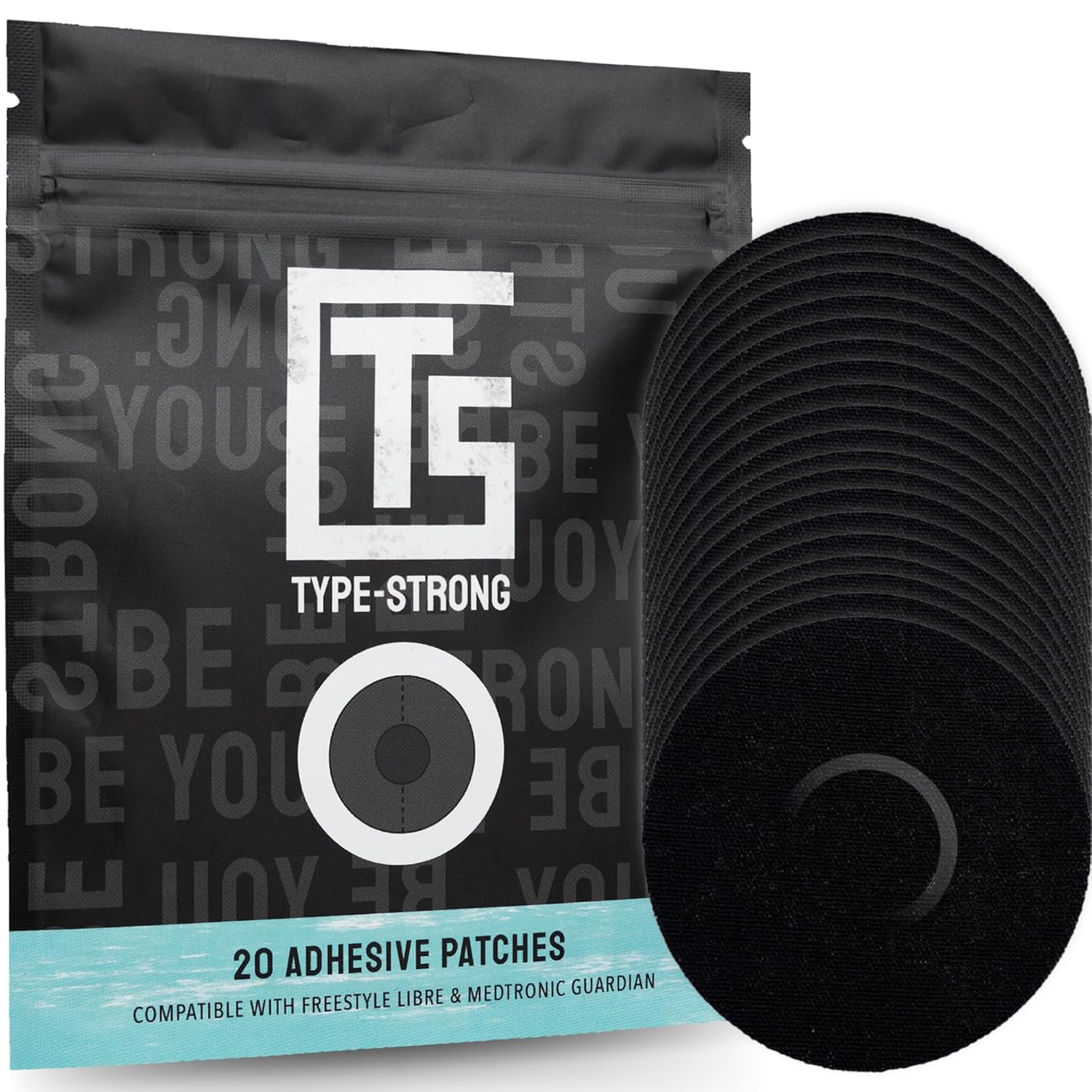 TYPE STRONG Freestyle Libre 2 fundas para sensores, parches adhesivos para Freestyle Libre 3, Dexcom G7, Medtronic y sensores Guardian. Para pieles