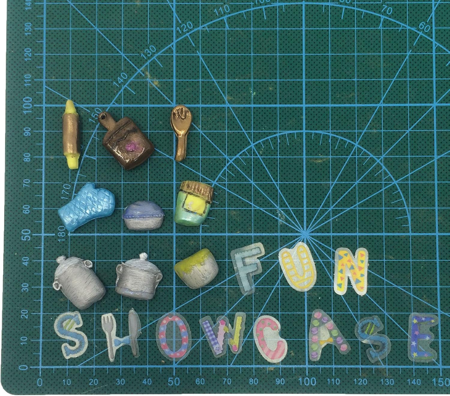 FUNSHOWCASE Molde de silicona para repostería, arcilla, manualidades