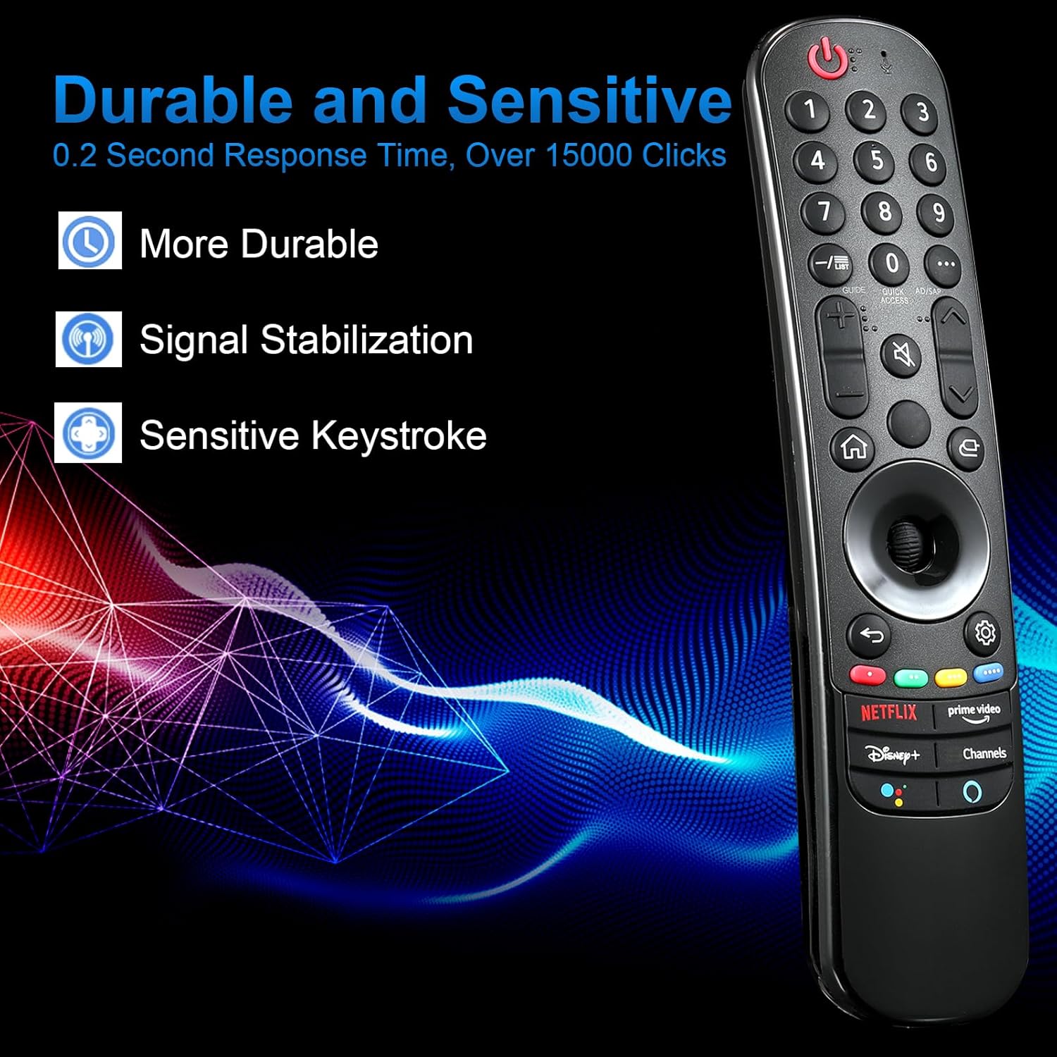 AN-MR21GA – Reemplazo remoto LG-Magic 2021 para LG UHD OLED QNED NanoCell 4K 8K Smart TV sin puntero ni función de voz
