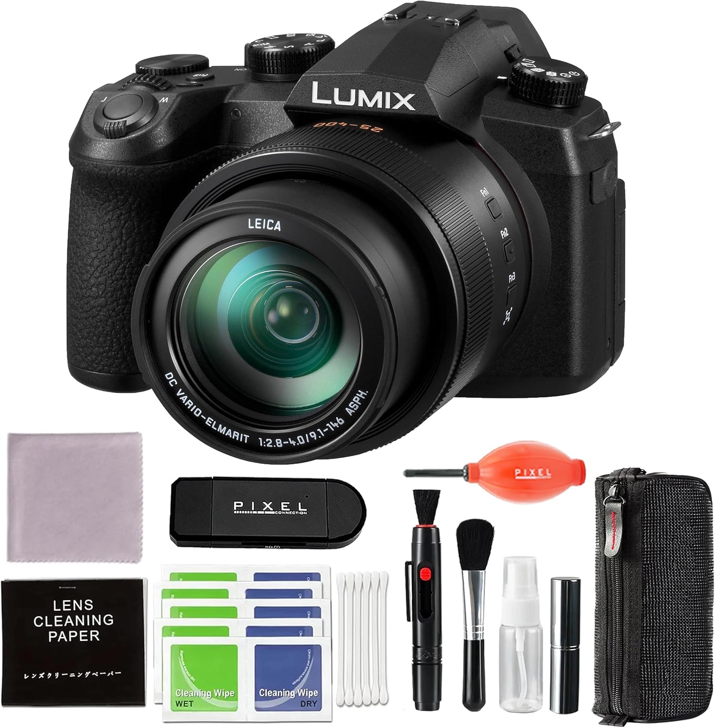 Panasonic Lumix DC-FZ1000 II Cámara digital con accesorios avanzados y paquete de viaje  DC-FZ1000M2  Panasonic Lumix DC-FZ1000