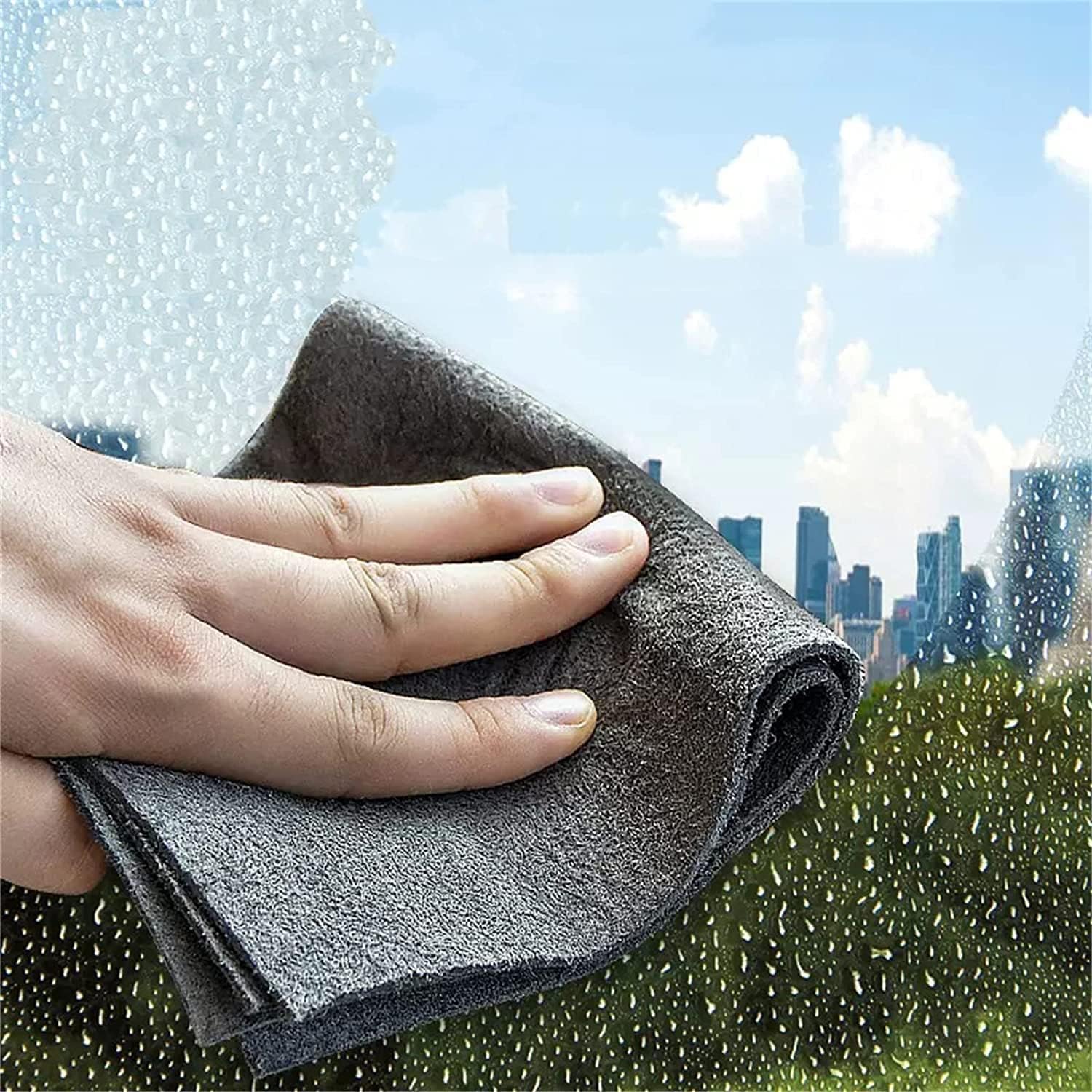 Paño de limpieza mágico grueso, 510 piezas de paños de limpieza milagros sin rayas, reutilizables, sin pelusas, toallas de microfibra multiusos para