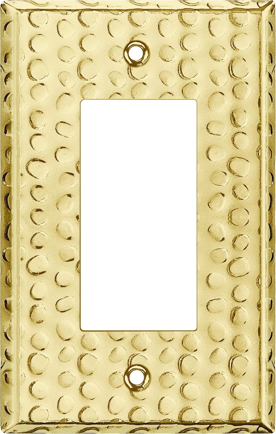 LIDER Placa de pared de metal para interruptor o receptáculo doble, cubierta de salida de acero inoxidable, resistente a la corrosión, tamaño