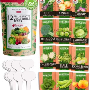 HOME GROWN 12 semillas de vegetales de otoño – Semillas de vegetales de otoño e invierno sin OMG para plantar huerto en casa remolacha, brócoli, HOME GROWN 12 semillas de vegetales de otoño – Semillas de vegetales de otoño e invierno sin OMG para plantar huerto en casa remolacha, brócoli,