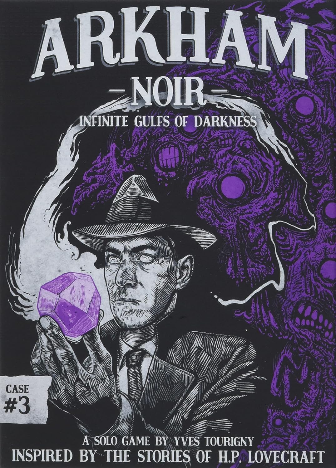 Arkham Noir – Estuche para juego de cartas 3 Infinite Gulfs of Darkness, juego de cartas misterioso, emocionante juego de aventuras para adultos y