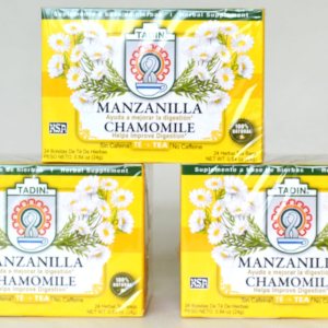 Tadin Té de Manzanilla – Te de Manzanilla – Mejora la Digestión – 24 Bolsas 3 Paquetes Tadin Té de Manzanilla – Te de Manzanilla – Mejora la Digestión – 24 Bolsas 3 Paquetes