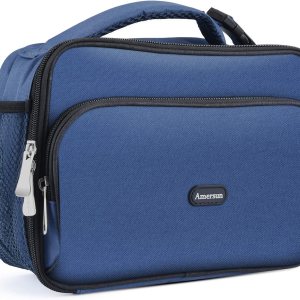 Amersun – Lonchera térmica duradera con forro acolchado que mantiene la comida caliente o fría durante mucho tiempo, impermeable, para viajes, Amersun – Lonchera térmica duradera con forro acolchado que mantiene la comida caliente o fría durante mucho tiempo, impermeable, para viajes,