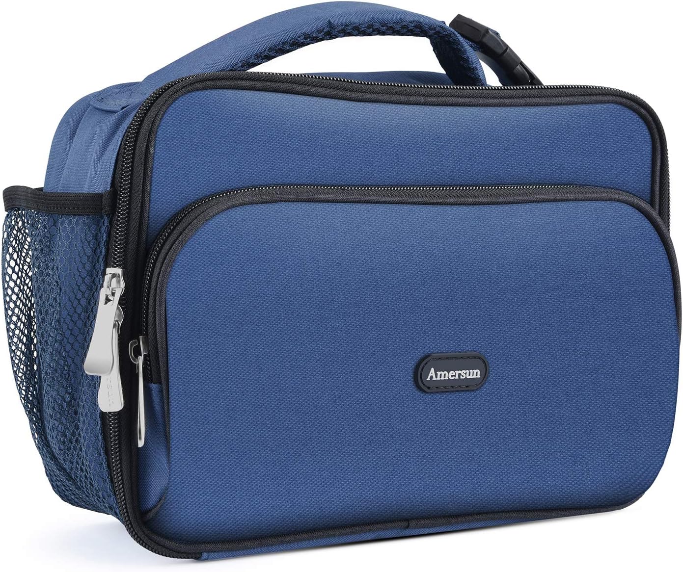Amersun – Lonchera térmica duradera con forro acolchado que mantiene la comida caliente o fría durante mucho tiempo, impermeable, para viajes,