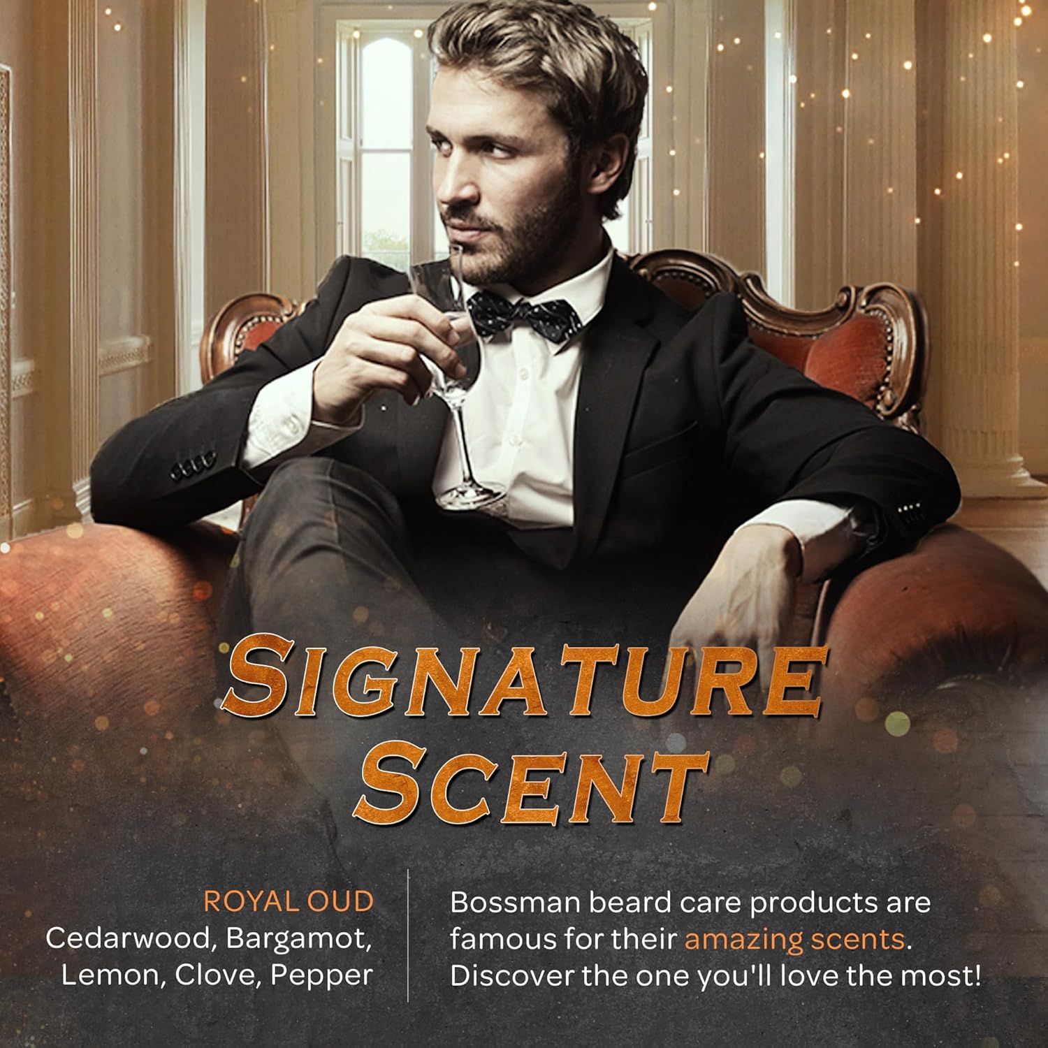 Bossman Pomada para cabello y barba, hidratante con mayor sujeción y control, producto para peinar cabello, barba y bigote para hombre, fabricado en
