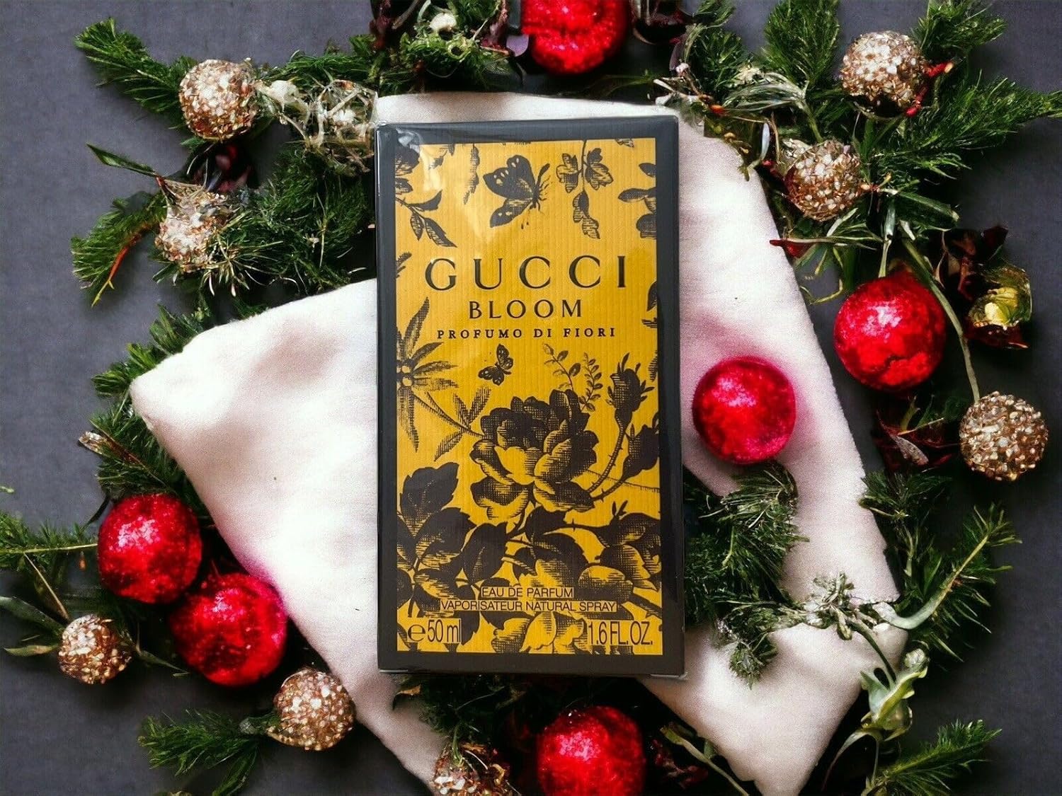 Gucci Bloom Profumo Di Fiori – Eau de Parfume en espray para mujer, floral oriental, 1.6 onzas líquidas