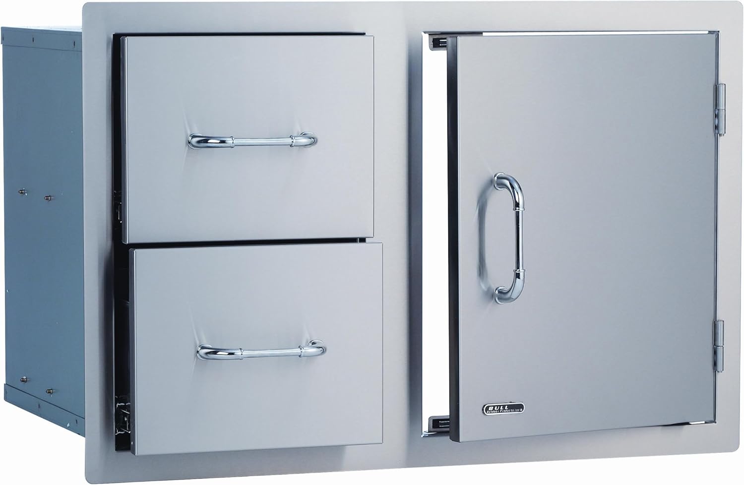 Bull – 25876 – Combo de puertacajón de acero inoxidable
