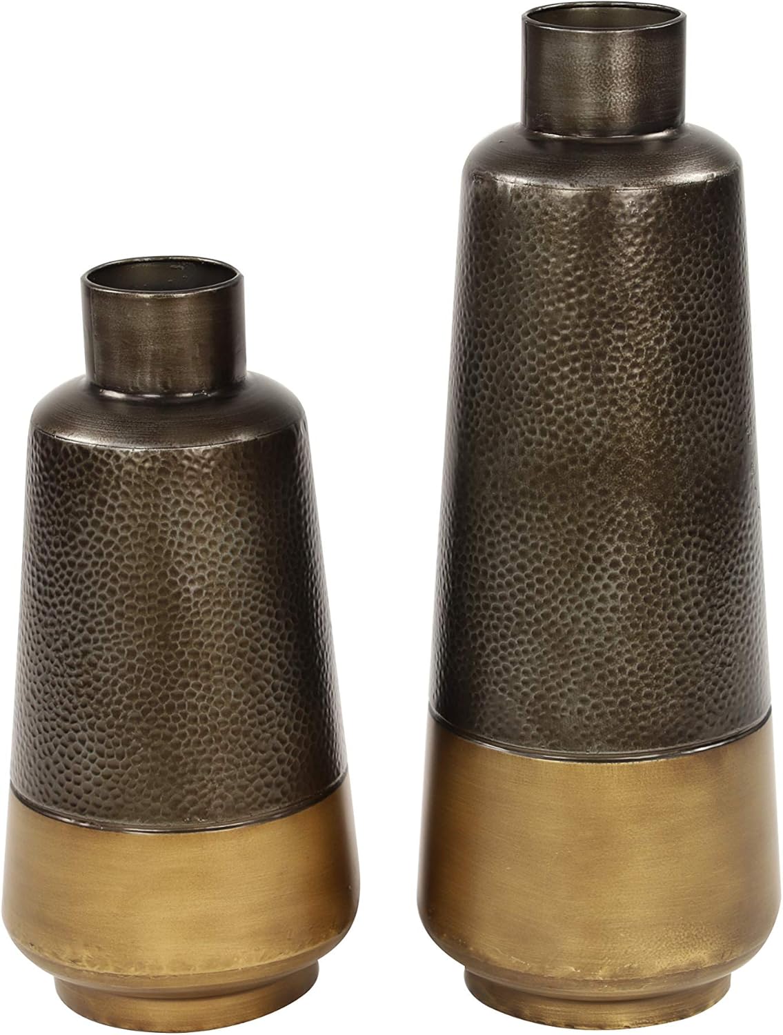 The Novogratz Deco 79 – Florero grande, gris oscuro