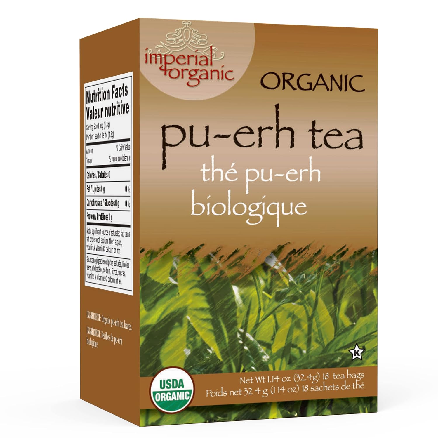 Té Pu-Erh Uncle Lee’s Imperial orgánico, 18unidades