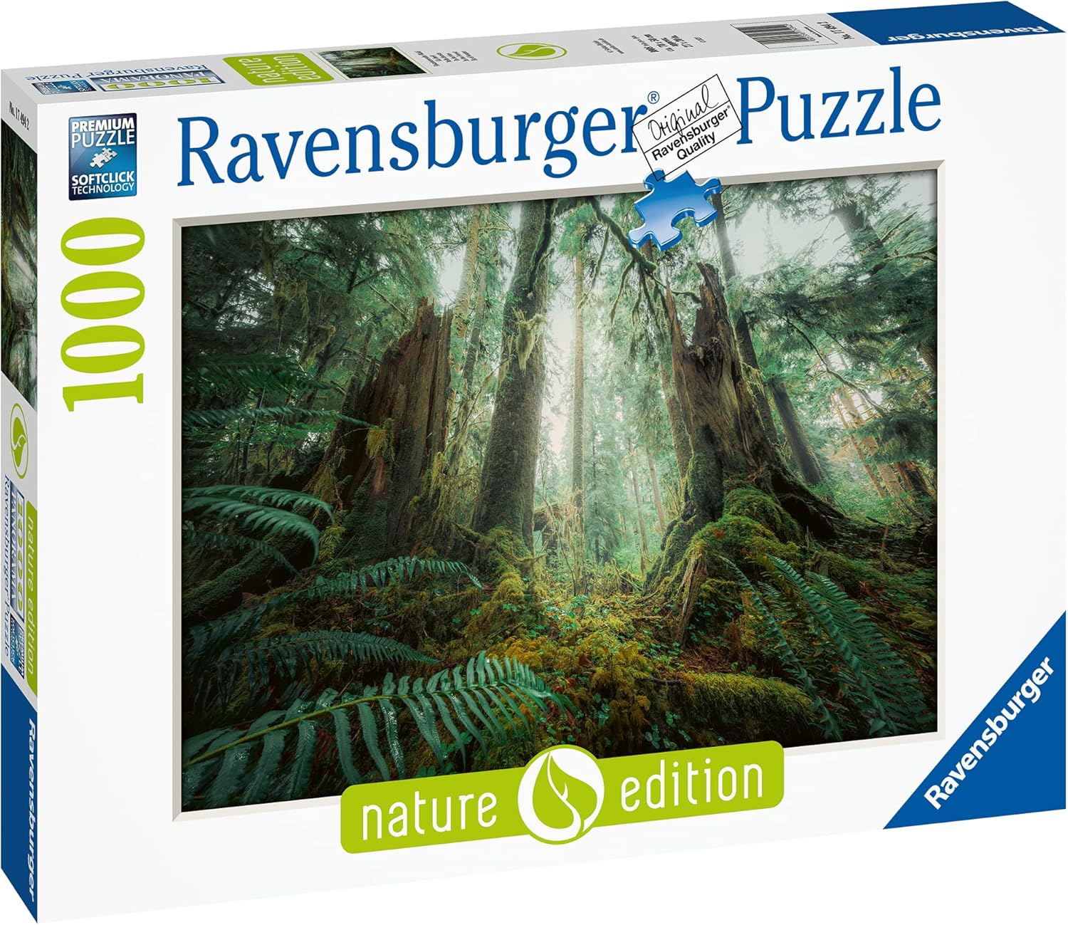 Ravensburger Puzzle Nature Edition 17494 Fascinating Forest – Rompecabezas de 1000 piezas para adultos y niños a partir de 14 años