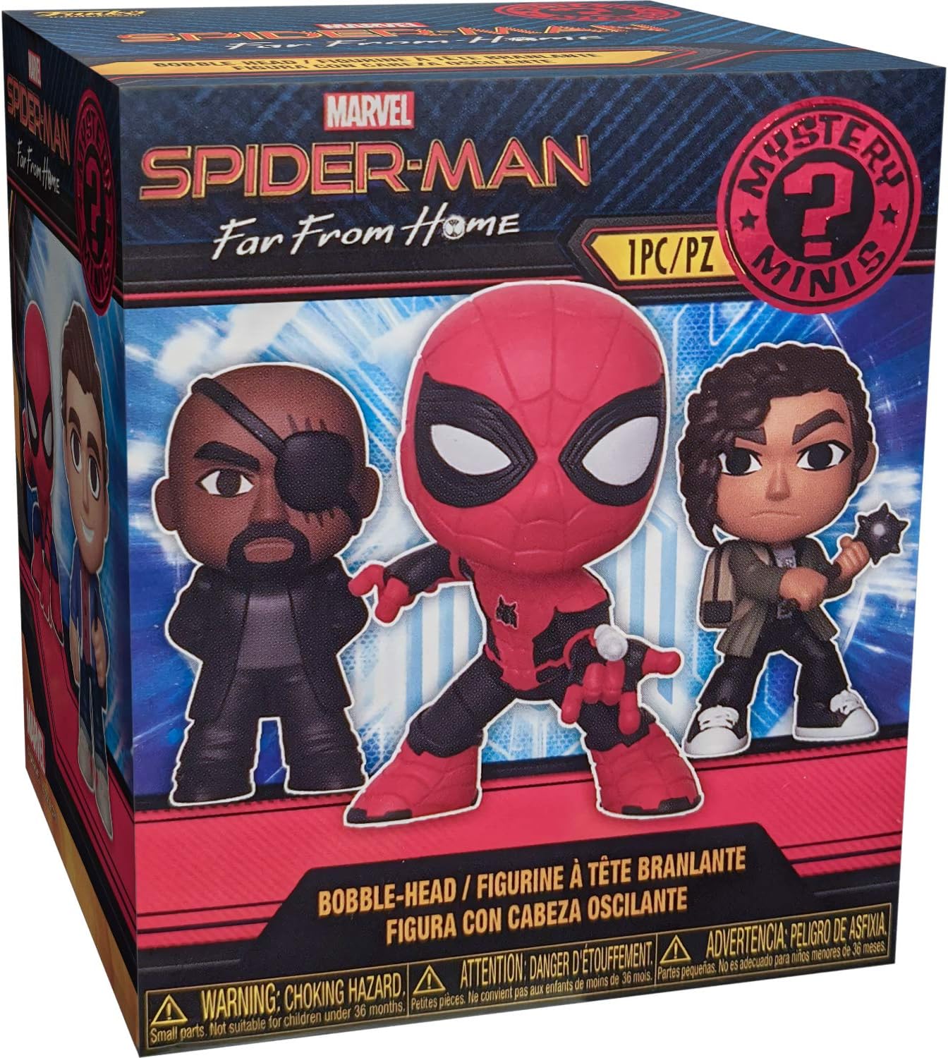 Spider-Man Stealth Suit Unmasked Funk o Mystery Minis – Figura de vinilo con 1 protector gráfico compatible con ‘ToysDiva’ muy raro (39351 – B)