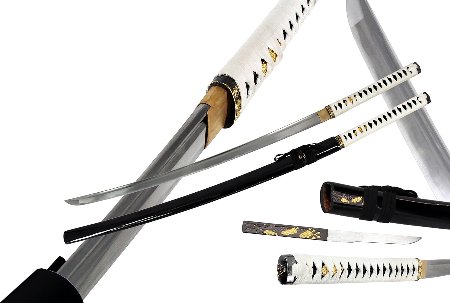 Handmade Zetsurin Samurai espada Katana afilada, elija su color preferido.