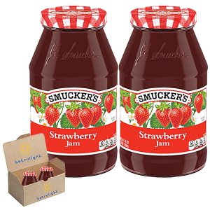 Strawberry Jam es libre de gluten, sin OMG y sin MSG añadido Mermelada de fresa saludable para niños y adultos, una fruta dulce para untar, tarro Strawberry Jam es libre de gluten, sin OMG y sin MSG añadido Mermelada de fresa saludable para niños y adultos, una fruta dulce para untar, tarro