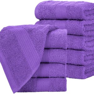 Ample Decor Paquete de 10 paños de lavado con certificación Oeko Tex de 21.16 ozm, 100% algodón, suaves, absorbentes, duraderos y lavables a Ample Decor Paquete de 10 paños de lavado con certificación Oeko Tex de 21.16 ozm, 100% algodón, suaves, absorbentes, duraderos y lavables a