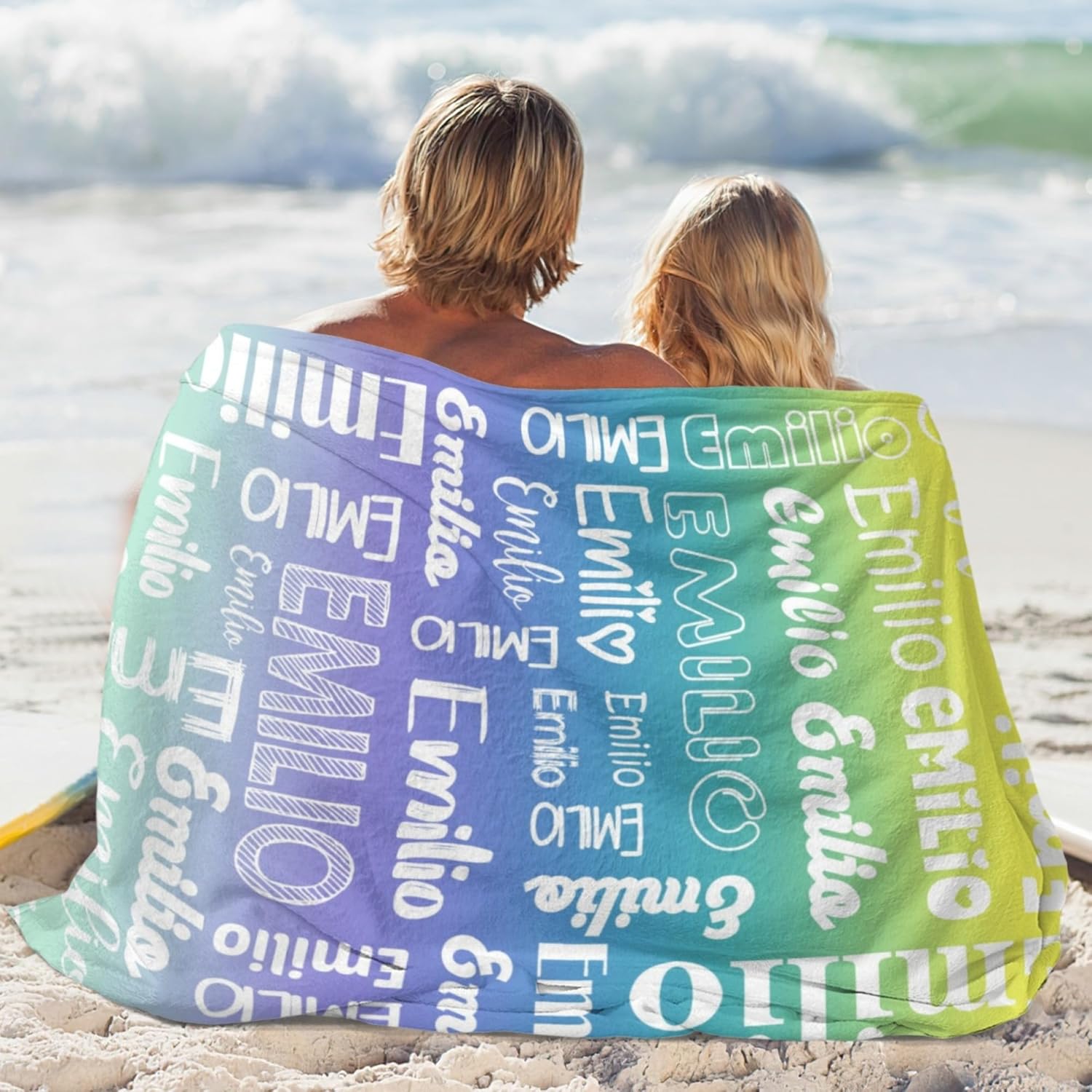 Dr.TOUGH Mantas personalizadas para niños, manta personalizada con nombre, mantas y mantas con monograma para niños y adultos, regalo de Navidad y