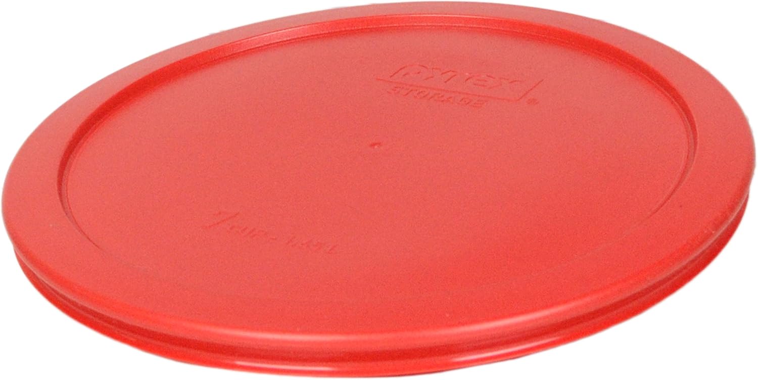 Pyrex Paquete de 9 tapas con temática de corazón para cuencos de vidrio Pyrex 7200, 7201, 7203 fabricados en los Estados Unidos