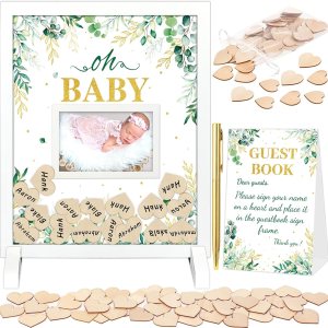 66 piezas Greenery Baby Shower Libro de Invitadas Alternativo de Eucalipto Baby Shower Libro de Visitas Libro de Visitas Oh Baby Marco de 60 Piezas 66 piezas Greenery Baby Shower Libro de Invitadas Alternativo de Eucalipto Baby Shower Libro de Visitas Libro de Visitas Oh Baby Marco de 60 Piezas
