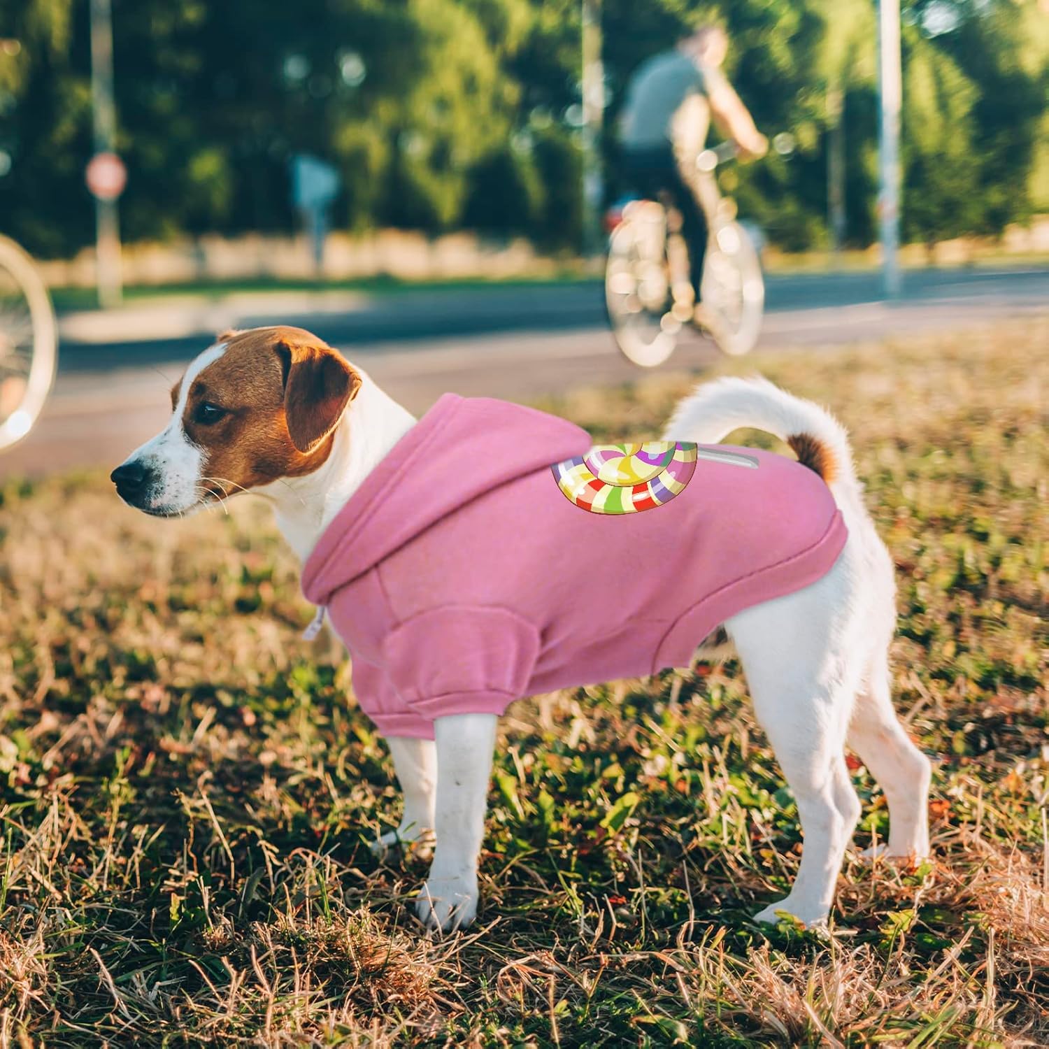Atdesk Sudadera personalizada con capucha para perro, sudadera de forro polar con capucha para perro, suéter cálido para mascotas, abrigo de gato
