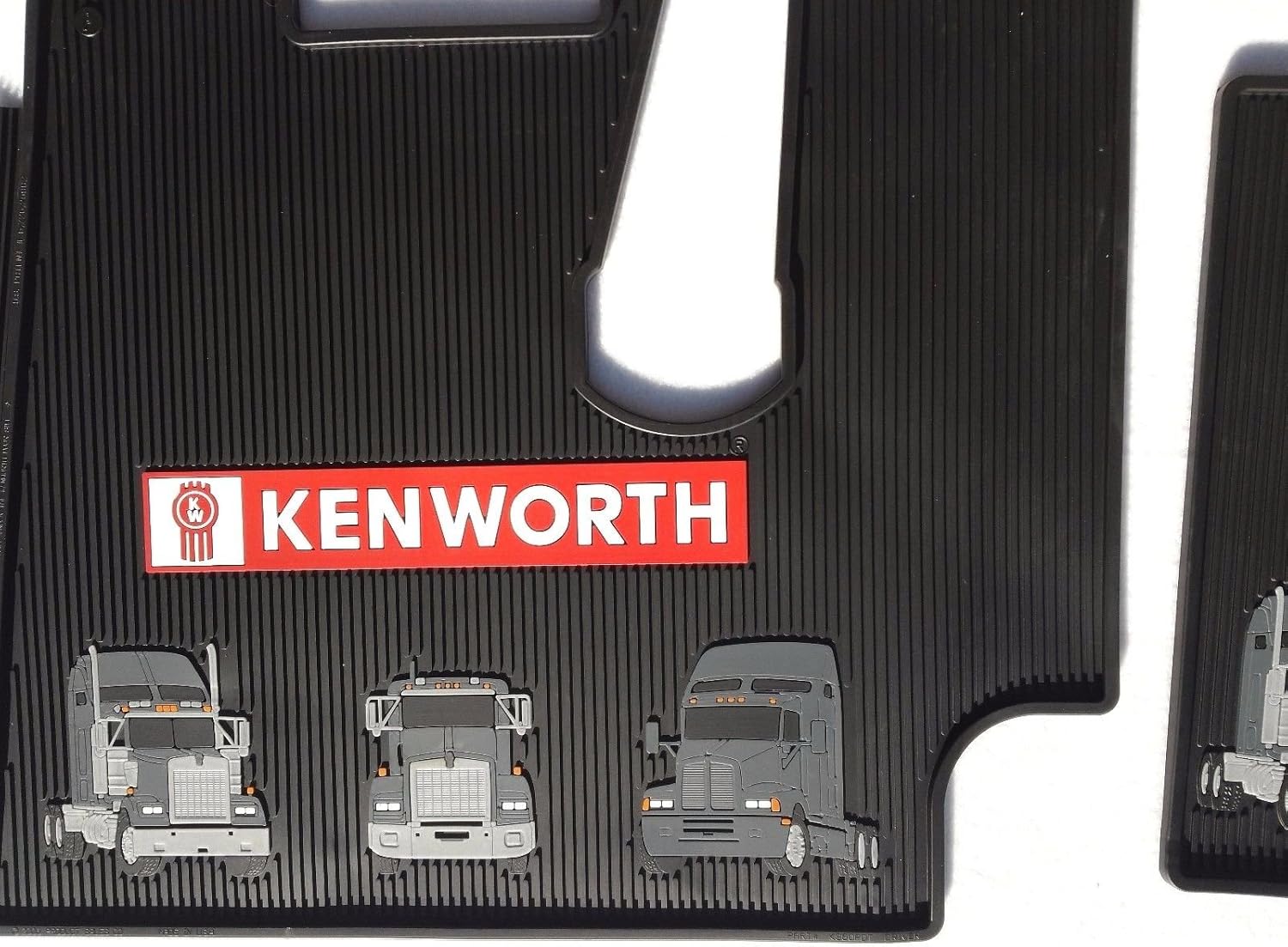 Kenworth Alfombrillas de goma negras T600 660 800 W900 OEM con logotipo de camión para 2005 a 2020
