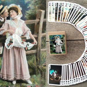 Día de San Valentín Fotos de Amor Jugando a las cartas (Poker Deck 54 Cartas Todas Diferentes) Vintage Retro Amor Pareja Fotos Coloreadas Escenas Día de San Valentín Fotos de Amor Jugando a las cartas (Poker Deck 54 Cartas Todas Diferentes) Vintage Retro Amor Pareja Fotos Coloreadas Escenas