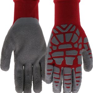 BOSS Guante de trabajo sumergido de látex de espuma micro armadura de agarre táctil, carcasa de nailon, resistente al agua, resistente a la abrasión BOSS Guante de trabajo sumergido de látex de espuma micro armadura de agarre táctil, carcasa de nailon, resistente al agua, resistente a la abrasión