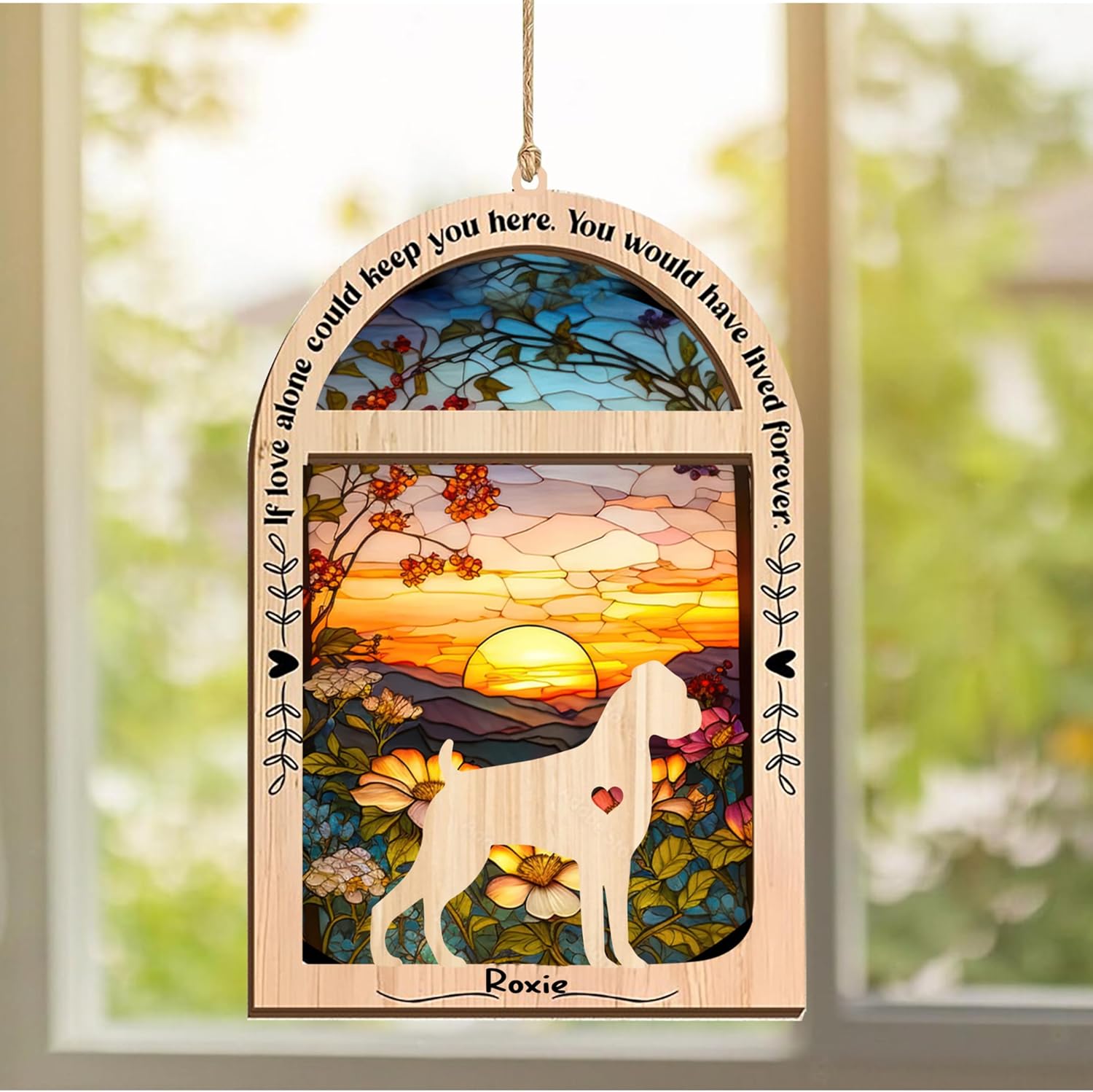 LOVELYPOD Adorno de Navidad personalizable con nombre, pérdida de mascotas, regalos para los amantes de los perros, pérdida de perros, recuerdo del