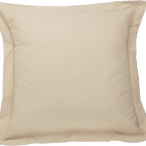 FRESH IDEAS Funda de almohada a medida de popelín, Euro, 26 x 26 pulgadas, moca FRESH IDEAS Funda de almohada a medida de popelín, Euro, 26 x 26 pulgadas, moca