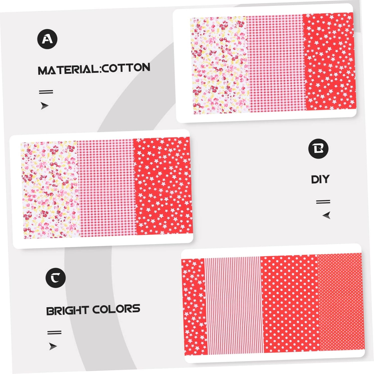 7 unids DIY algodón patchwork acolchado tela primavera cuadros tela de costura algodón precortado edredón tela grasa cuartos precortados edredón