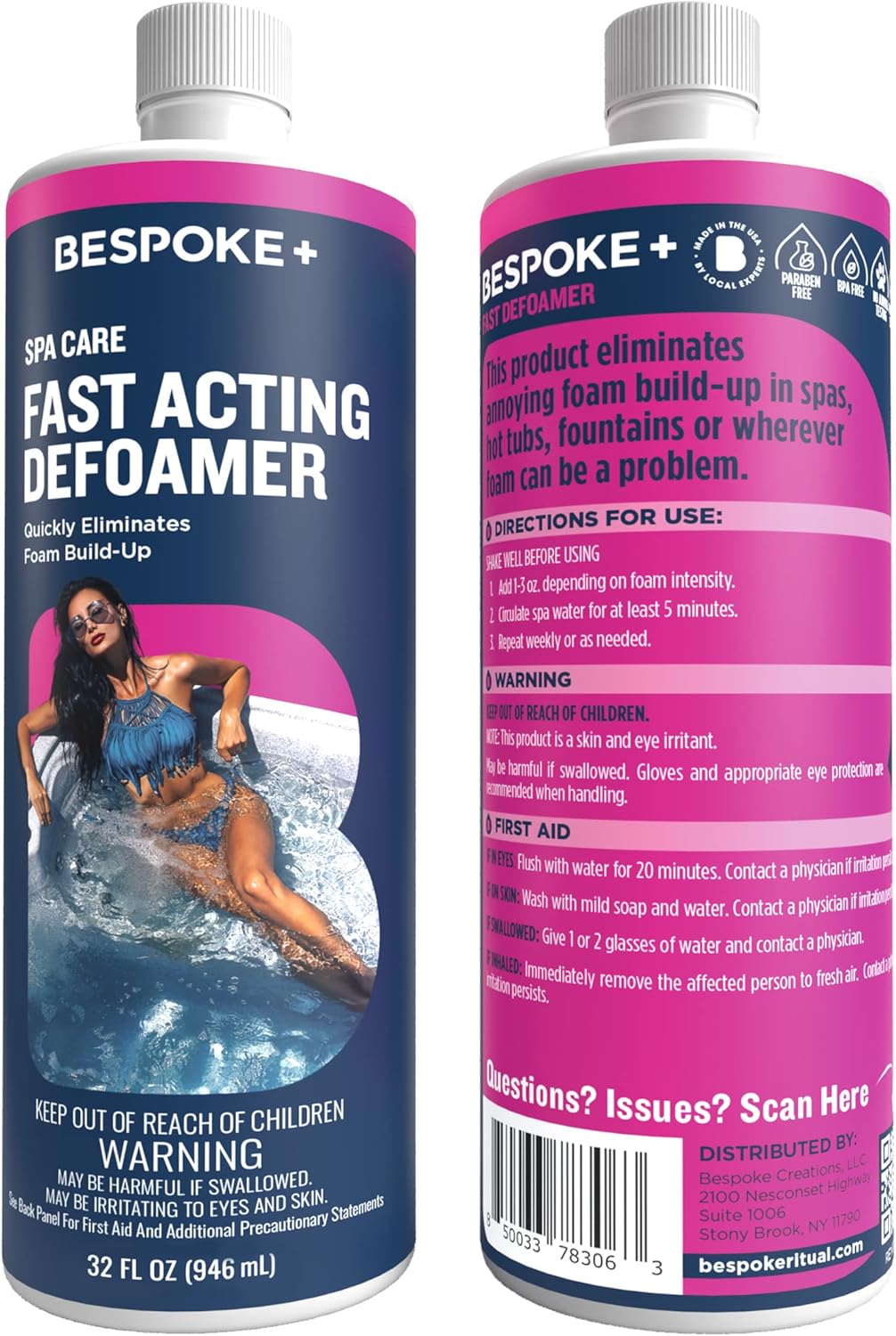 Antiespumante de spa para bañera de hidromasaje y bañera de hidromasaje, espuma antiespuma para los propietarios de jacuzzis para mantener la espuma