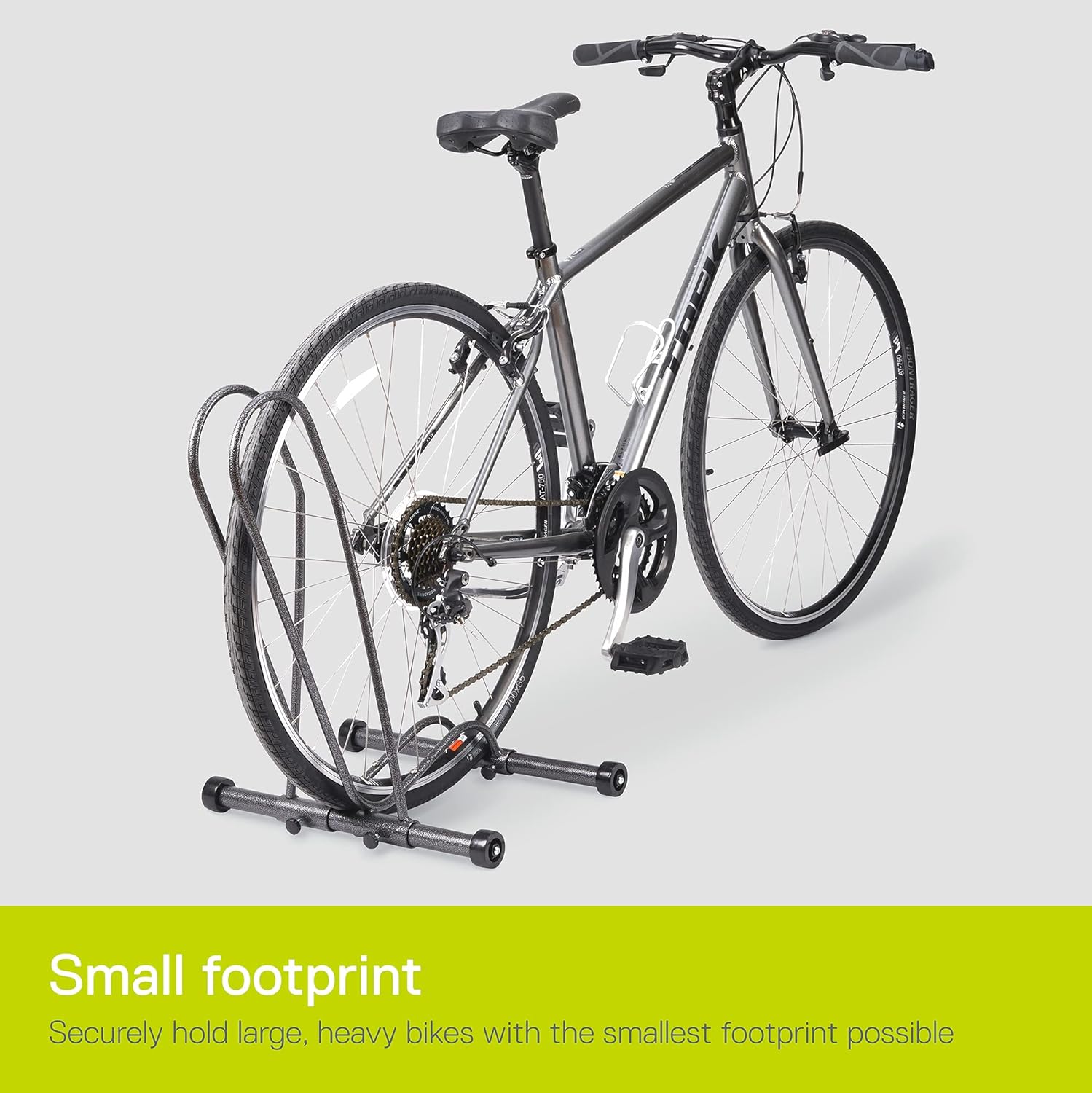 Delta Cycle – Soporte para bicicleta individual, sin herramientas, ajustable, para montaña, neumático grueso, bicicletas de carretera, soporte de