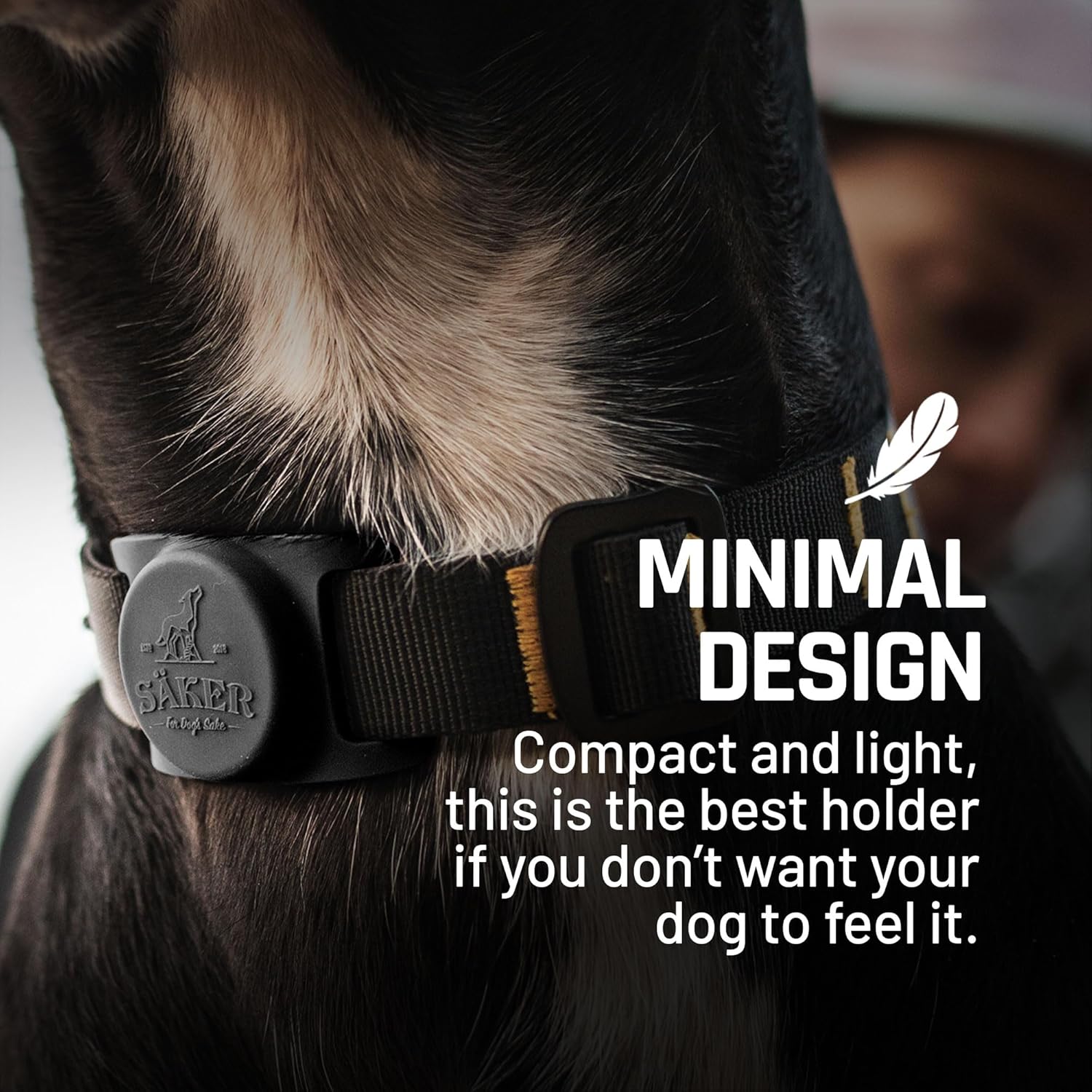 Mammoth Airtag – Soporte para collar de perro, fuerte soporte para Airtag para perro es la manera perfecta de rastrear GPS a tu perro, utiliza la