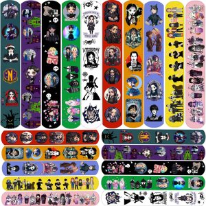 Pulseras de miércoles para niños y niñas, regalos de fiesta, suministros de decoración para fiesta de cumpleaños, bolsas de regalo, escuela, aula, Pulseras de miércoles para niños y niñas, regalos de fiesta, suministros de decoración para fiesta de cumpleaños, bolsas de regalo, escuela, aula,