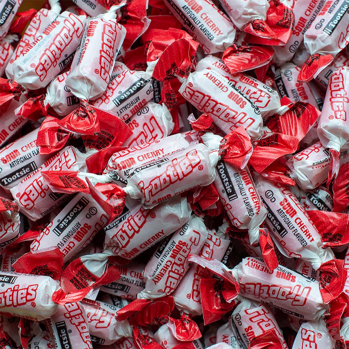 Sour Cherry Frooties – Tootsie Roll Chewy Candy – 360 piezas, bolsa de 38.8 onzas (paquete de 2)