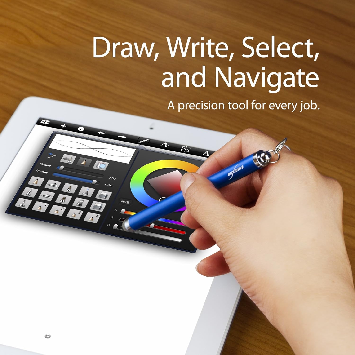 BoxWave – Lápiz capacitivo compatible con Google Pixel 6 (Stylus Pen de BoxWave), lápiz capacitivo EverTouch, punta de fibra para Google Pixel 6,