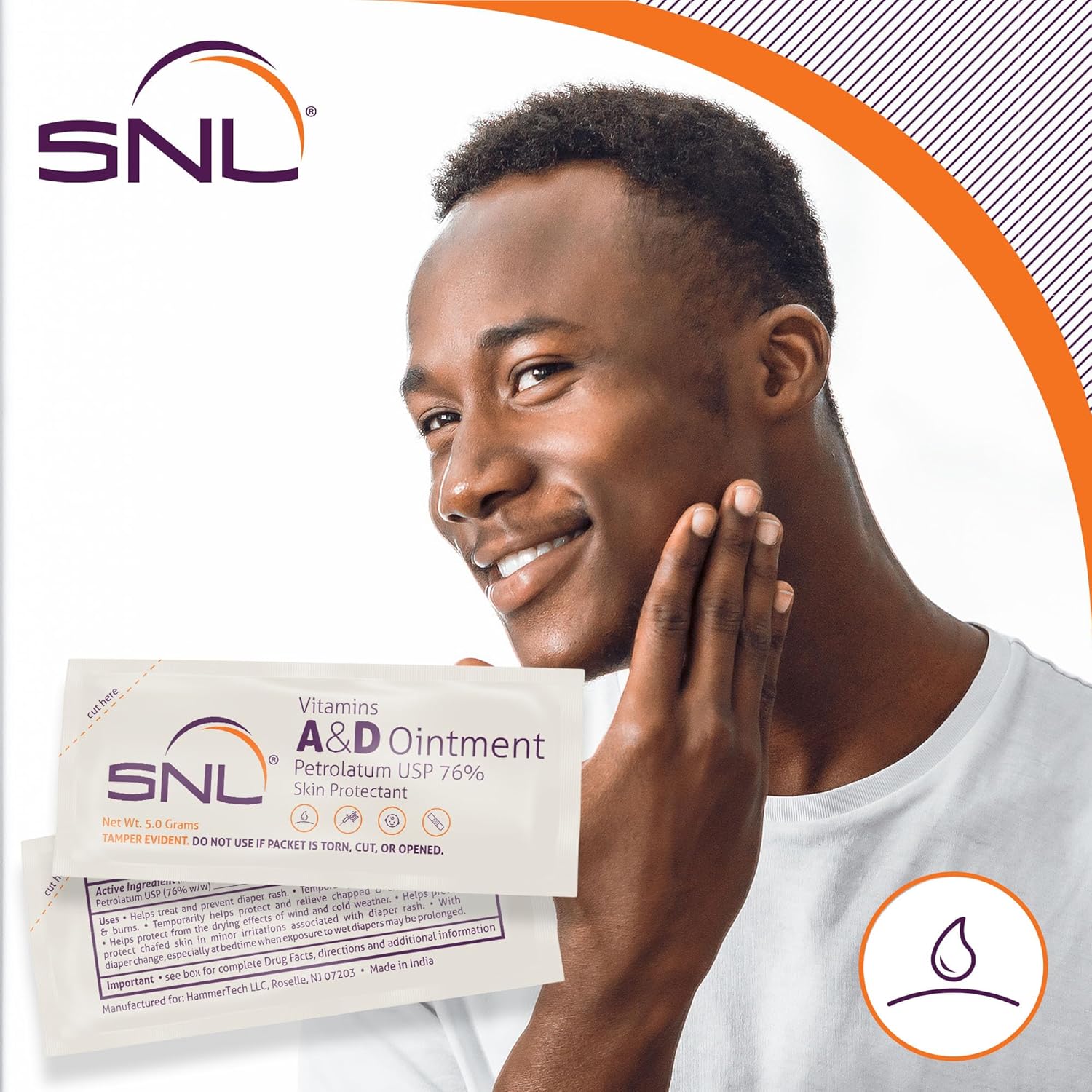 SNL Ungüento de vitaminas A y D de calidad para  Erupción del pañal de bebé  Quemaduras  Cuidado posterior del tatuaje  Cuidado de la piel  75