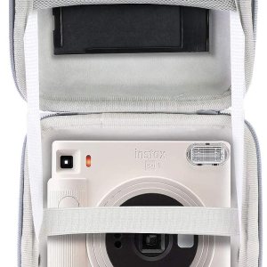 Aenllosi Estuche rígido de transporte compatible con cámara instantánea Fujifilm Instax Square SQ1, bolsillo de malla para película Fujifilm Instax Aenllosi Estuche rígido de transporte compatible con cámara instantánea Fujifilm Instax Square SQ1, bolsillo de malla para película Fujifilm Instax