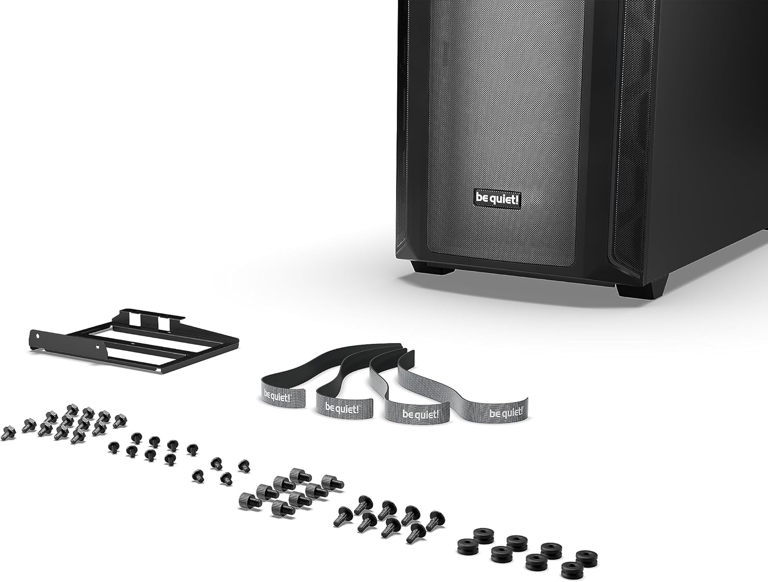 be quiet! Shadow Base 800 – Funda para juegos de PC de torre media – Radiadores de 16.535 in o placas base E-ATX Soporte – Negro – BGW60