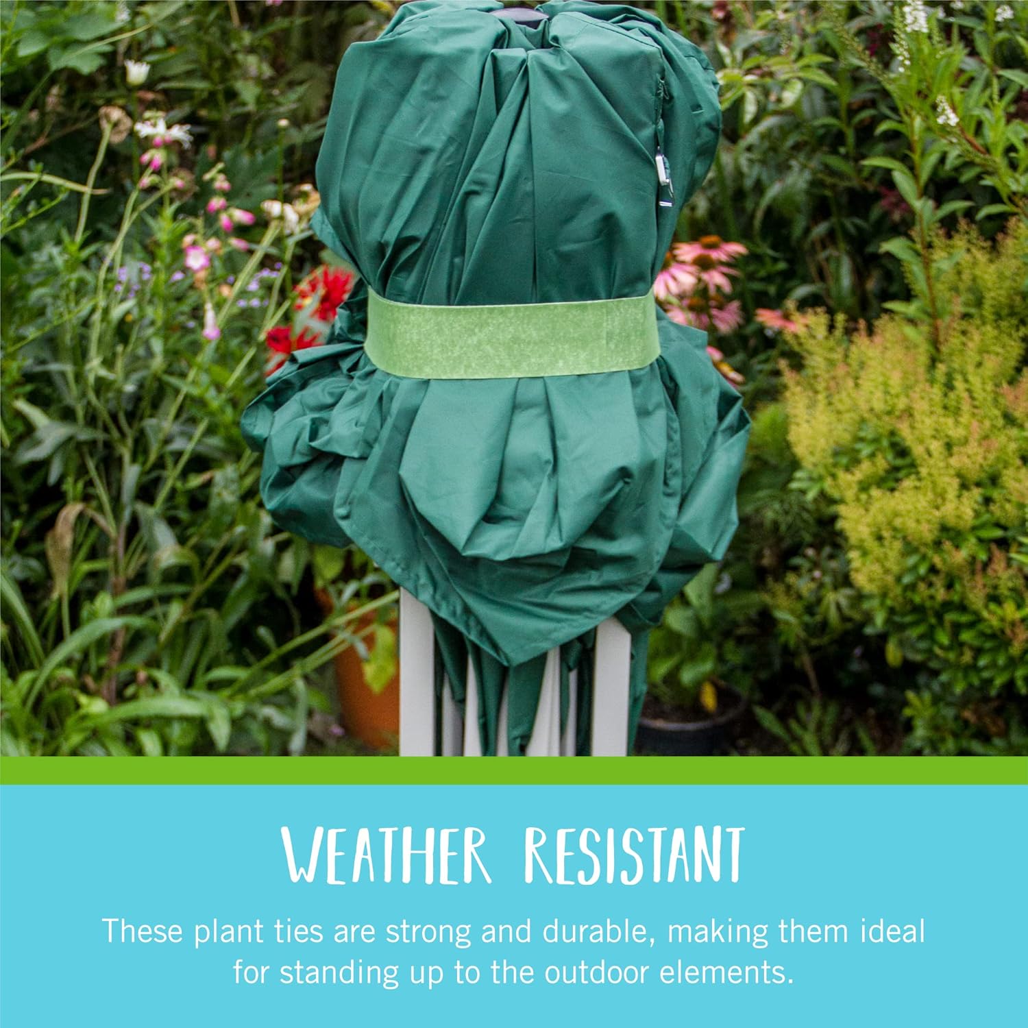 VELCRO Brand ONE-WRAP Ties  Soportes para árboles y plantas para un crecimiento efectivo  Los fuertes agarres de jardinería son reutilizables y