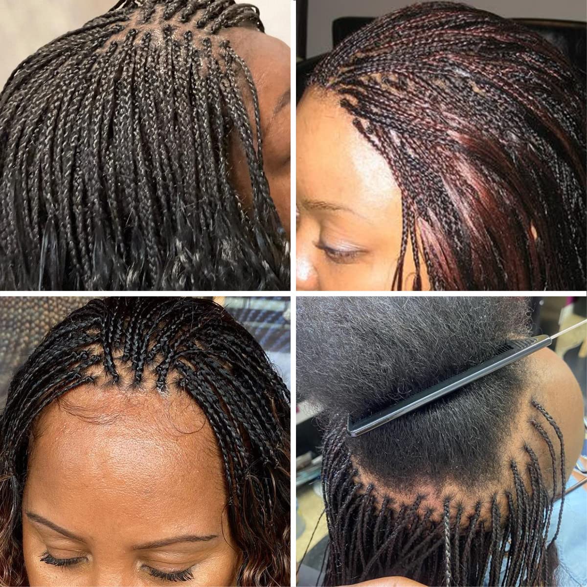 Starlet – Cabello humano micro trenzado a granel, 20 pulgadas, 3.53 oz (2 paquetes), cabello humano virgen trenzado para micro trenzas, sin trama,