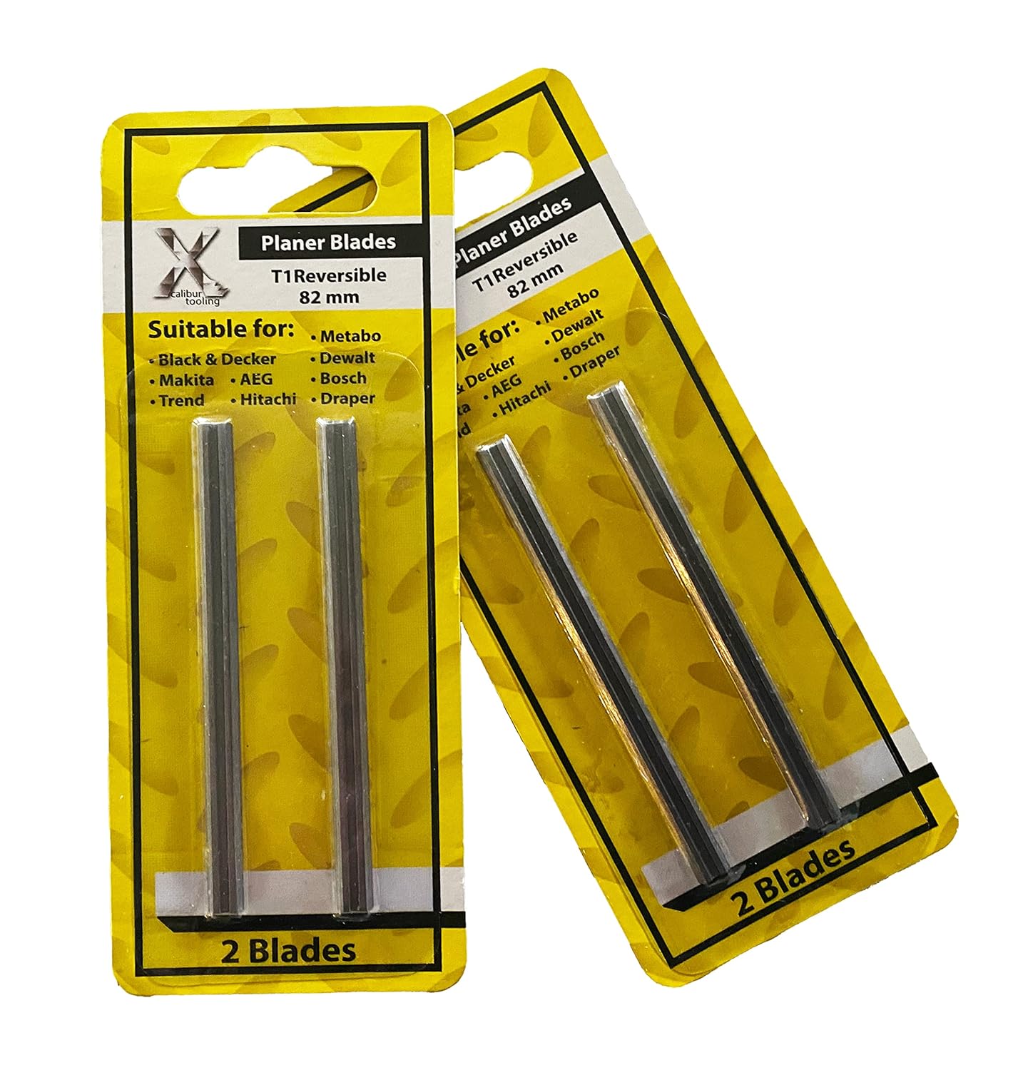 Cuchillas cepilladoras HSS de 3-14 pulgadas y 3.228 in – Compatible con Bosch PA1202 y Powertec 128300 (paquete de 4)