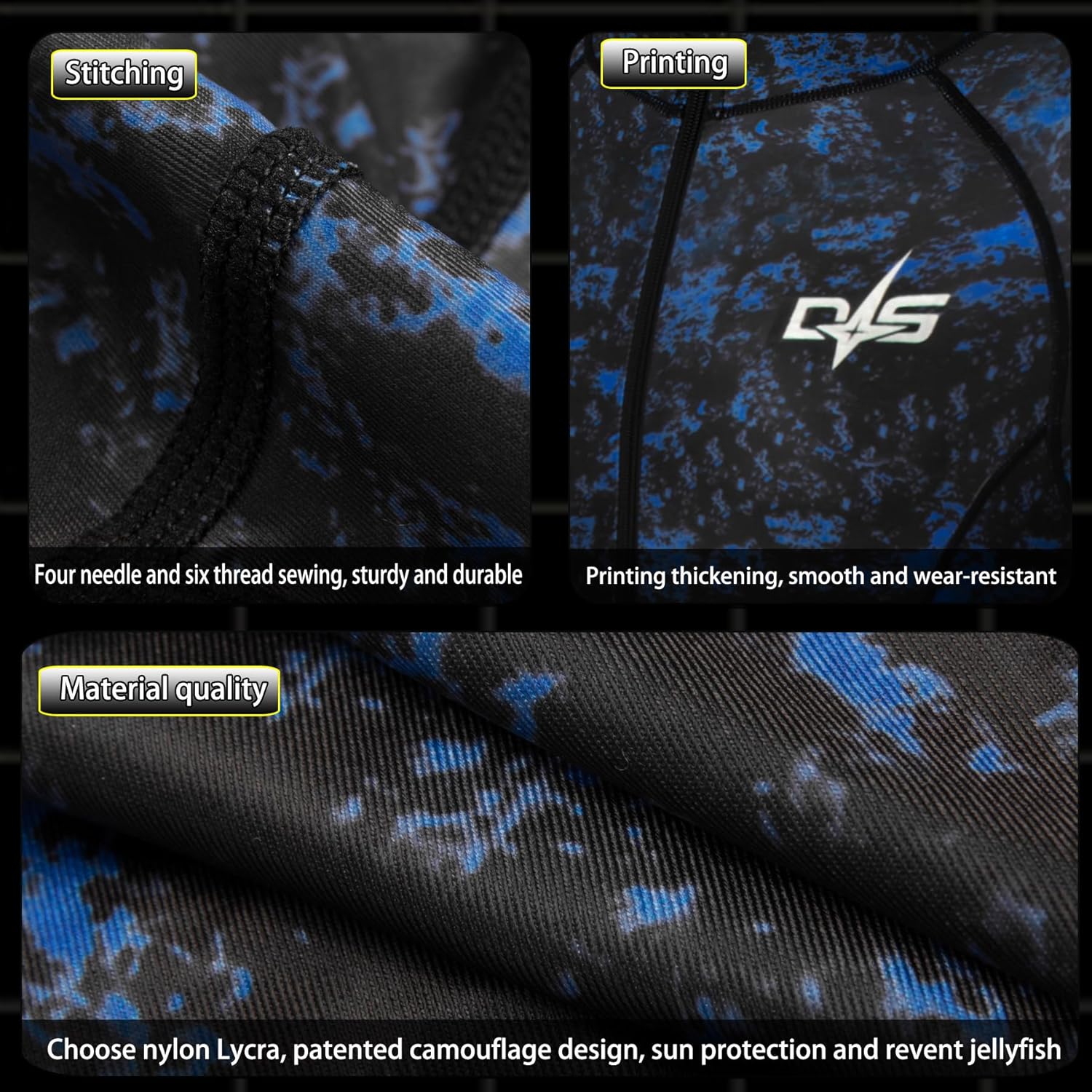 Traje de baño de licra de cuerpo completo para hombres y mujeres, traje de baño de manga larga, protección UV, surf, natación, buceo, esnórquel,