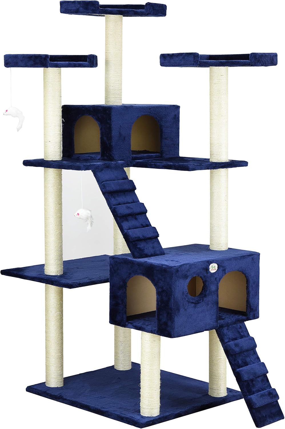 árbol para gato de GO Pet Club (72pulgadas), Azul